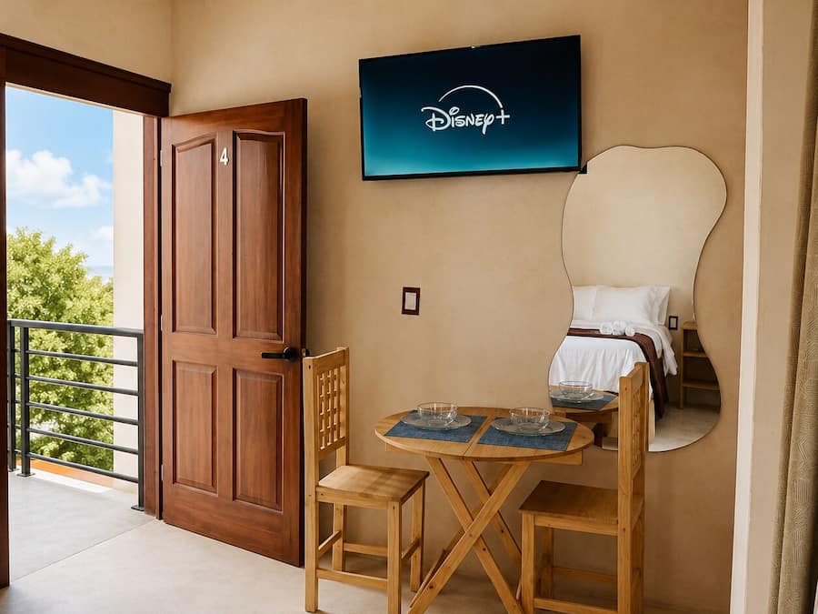 Basic Studio, Balcony, City View | In-room safe, blackout drapes, free WiFi, bed sheets