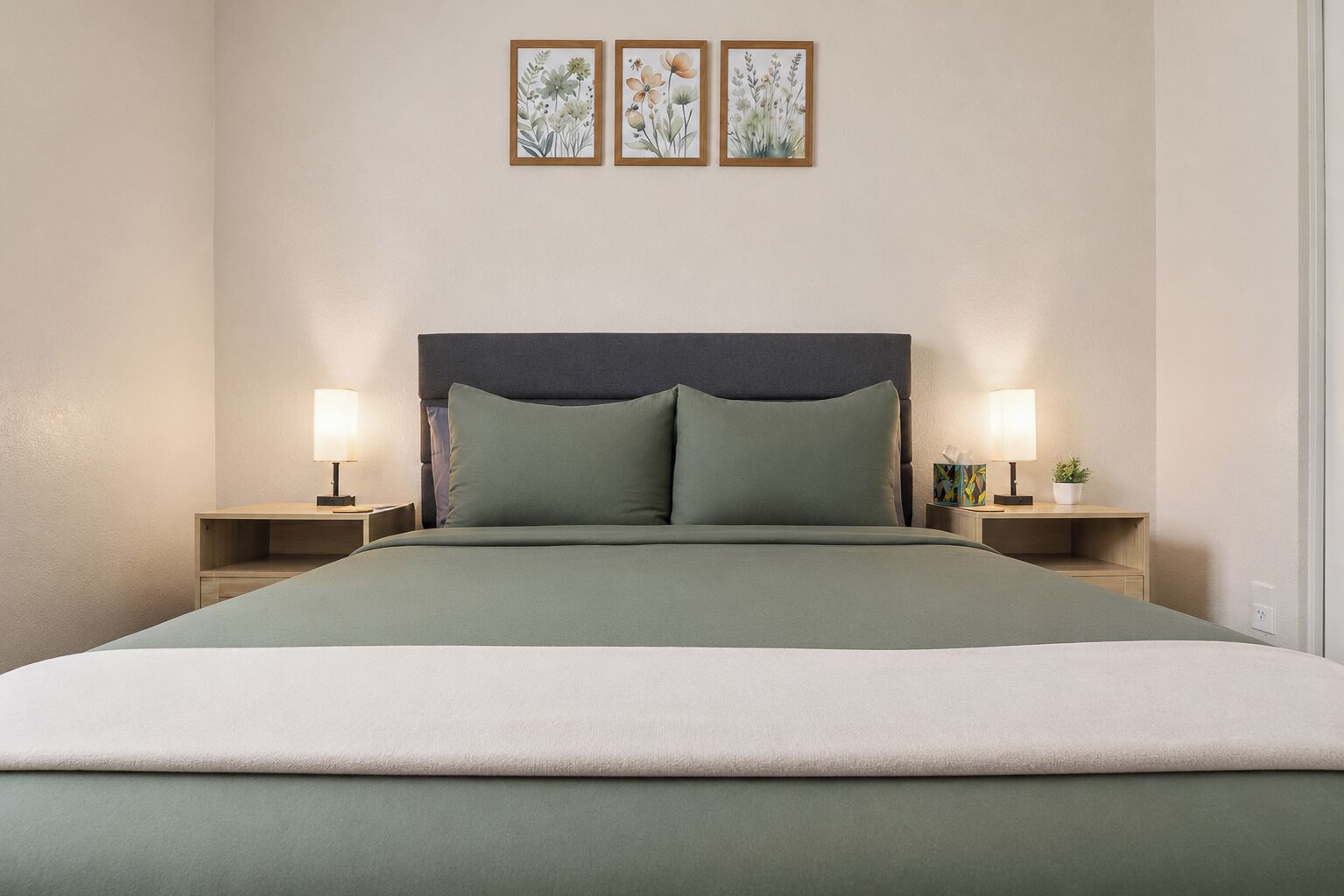 2 bedrooms, desk, iron/ironing board, WiFi
