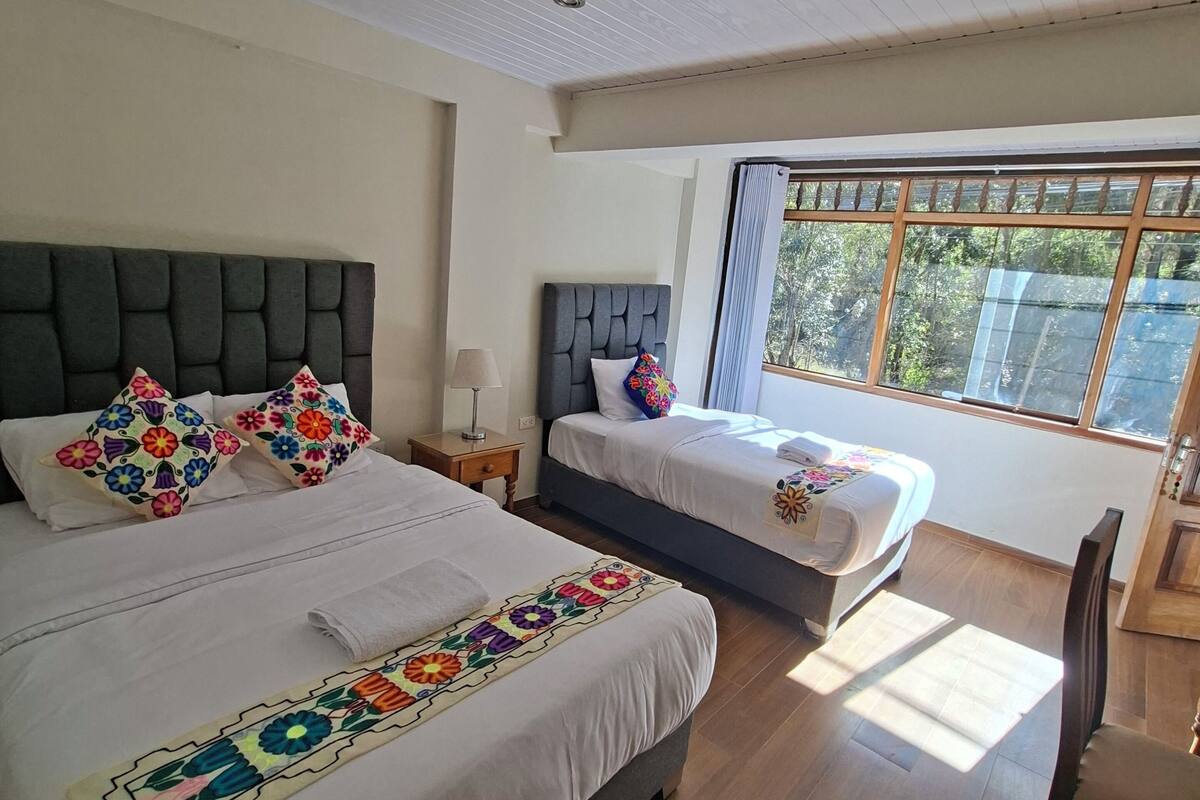 Family Triple Room, Balcony, River View | Meja, Wi-fi percuma 