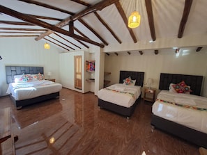 Deluxe Quadruple Room, River View | Desk, free WiFi - HOTEL PIEDRA BLANCA (OLLANTAYTAMBO)