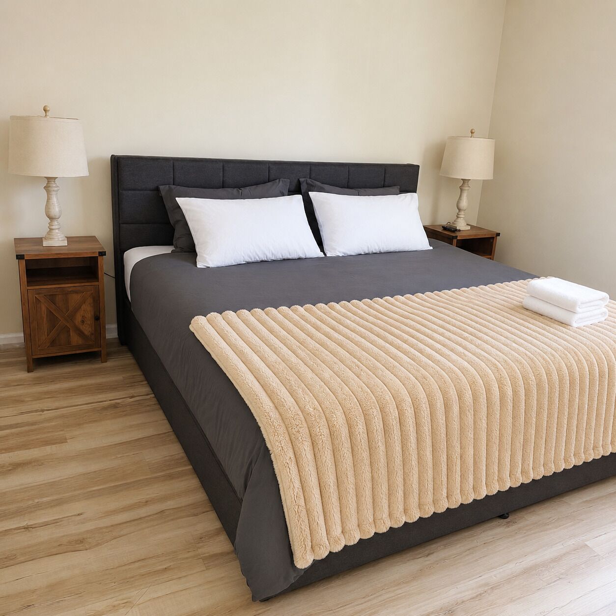 4 habitaciones, tabla de planchar con plancha, wifi y ropa de cama 