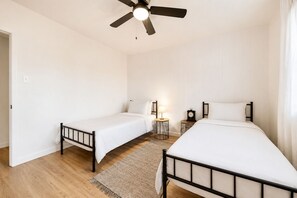 3 bedrooms, iron/ironing board, travel cot, WiFi