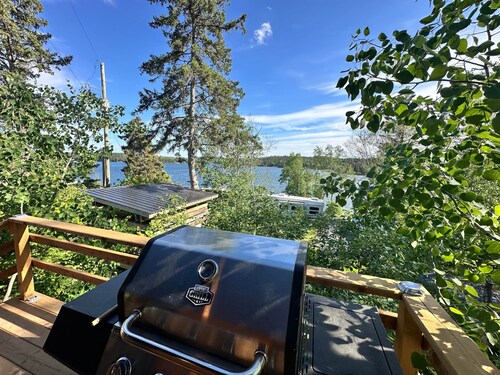 Cut-in-Half Cabin near Kenora, Ontario