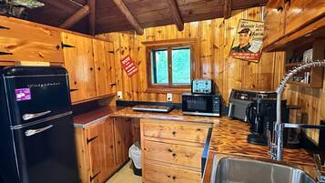 Fridge, microwave, dishwasher, toaster