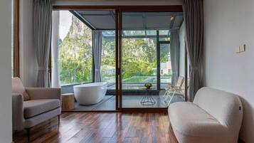 Comfort Double Room, Balcony, Pool View | Desk, laptop workspace, free WiFi, bed sheets