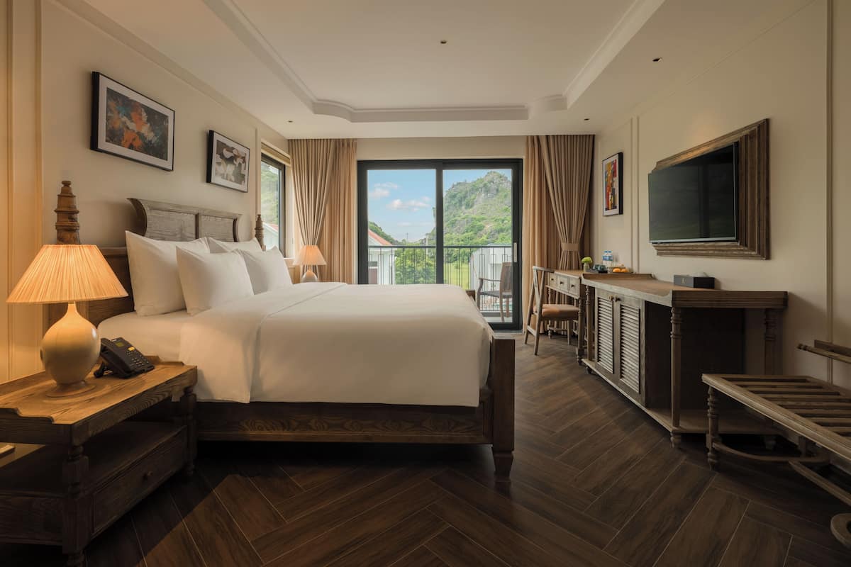 Suite Premium, vistas a la montaña | Colchones con acolchado adicional y caja fuerte