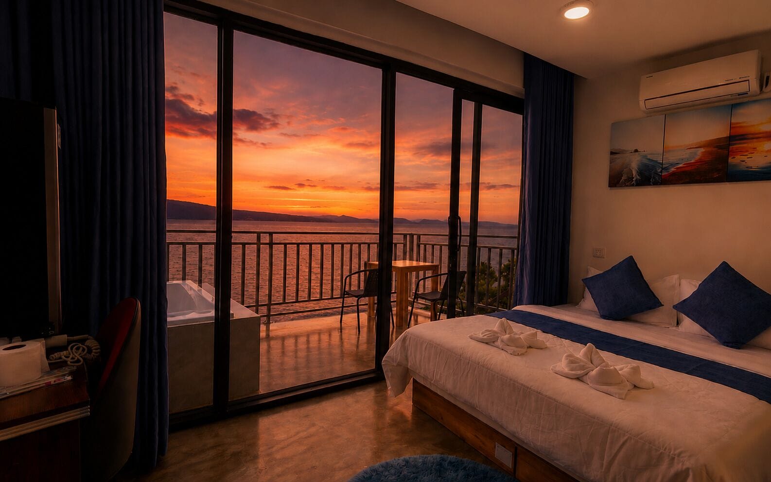 Deluxe Suite, Balcony, Ocean View | In-room safe, free WiFi