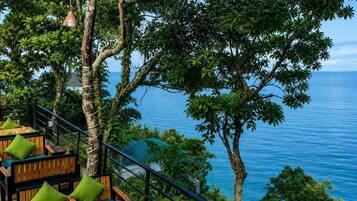 Classic Bungalow, Balcony, Sea View | Terrace/patio