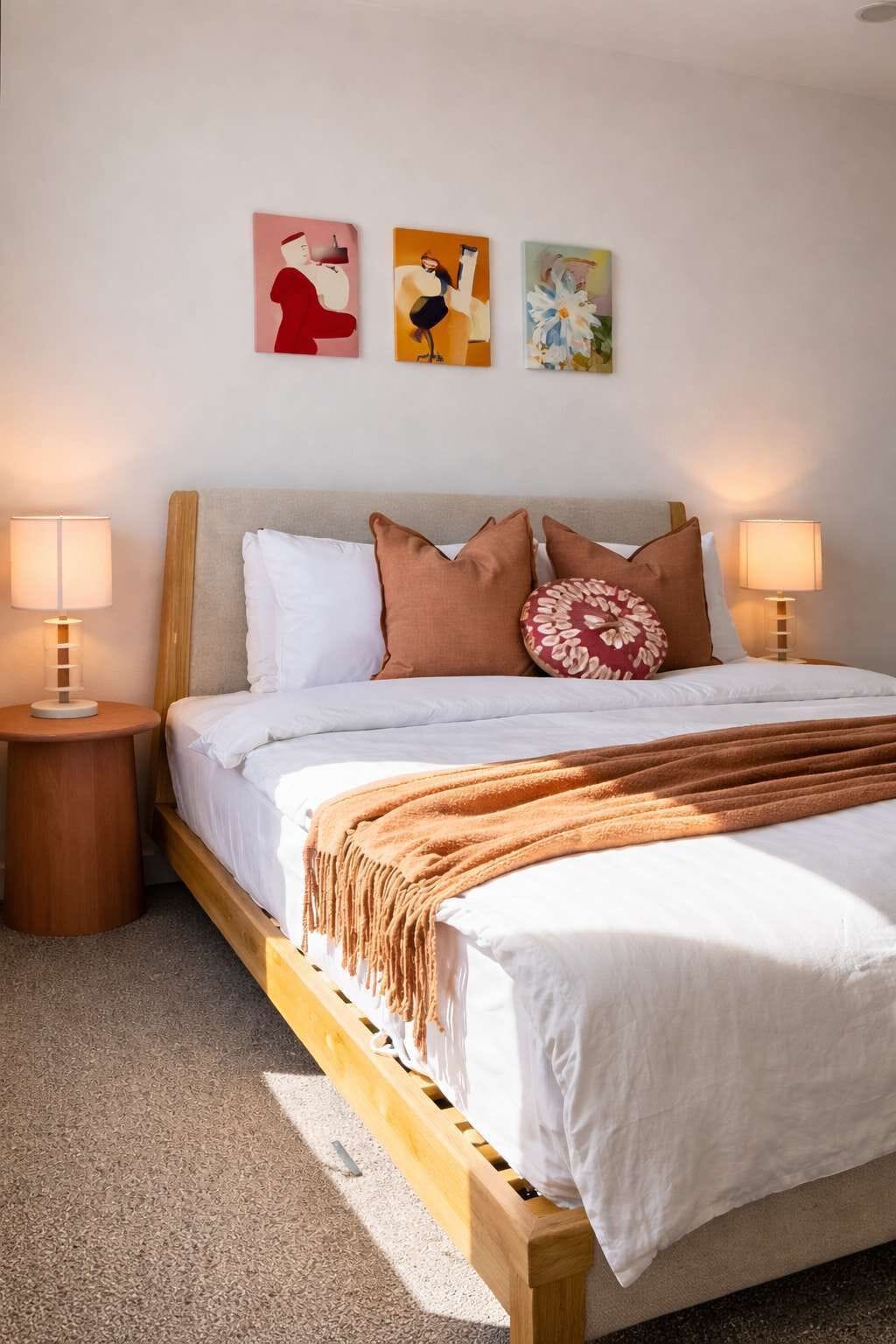Desk, iron/ironing board, WiFi, bed sheets