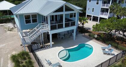 New St. George Island Retreat | Pool | Pet Friendly