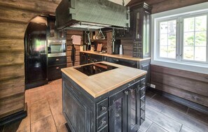 Coffee/tea maker, fridge, microwave, oven - Beautiful home in Hovden i Setesdal with sauna (Hovden i Setesdal)