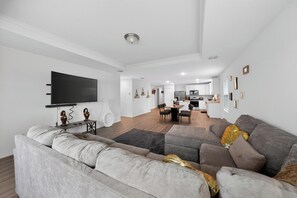 Living area - Modern 4BR Retreat Near Fort Worth, Sleeps 5 (Crowley)