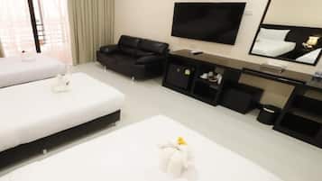 In-room safe, blackout curtains, soundproofing, free WiFi