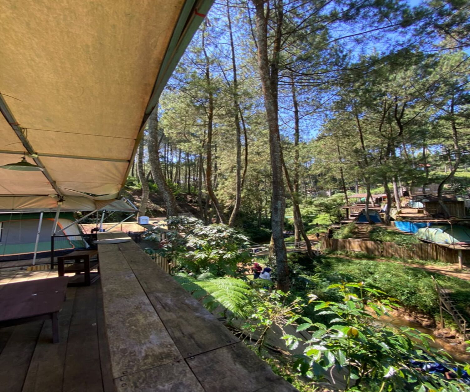 Tent, uitzicht op rivier | Terrein van de accommodatie