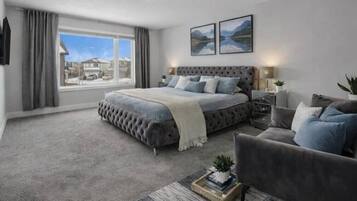 5 bedrooms, internet, bed sheets