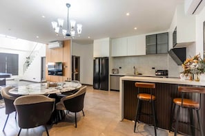 Family Villa, 5 Bedrooms, Non Smoking, Pool Access | Private kitchen - Acadia 5BR (Banglamung)