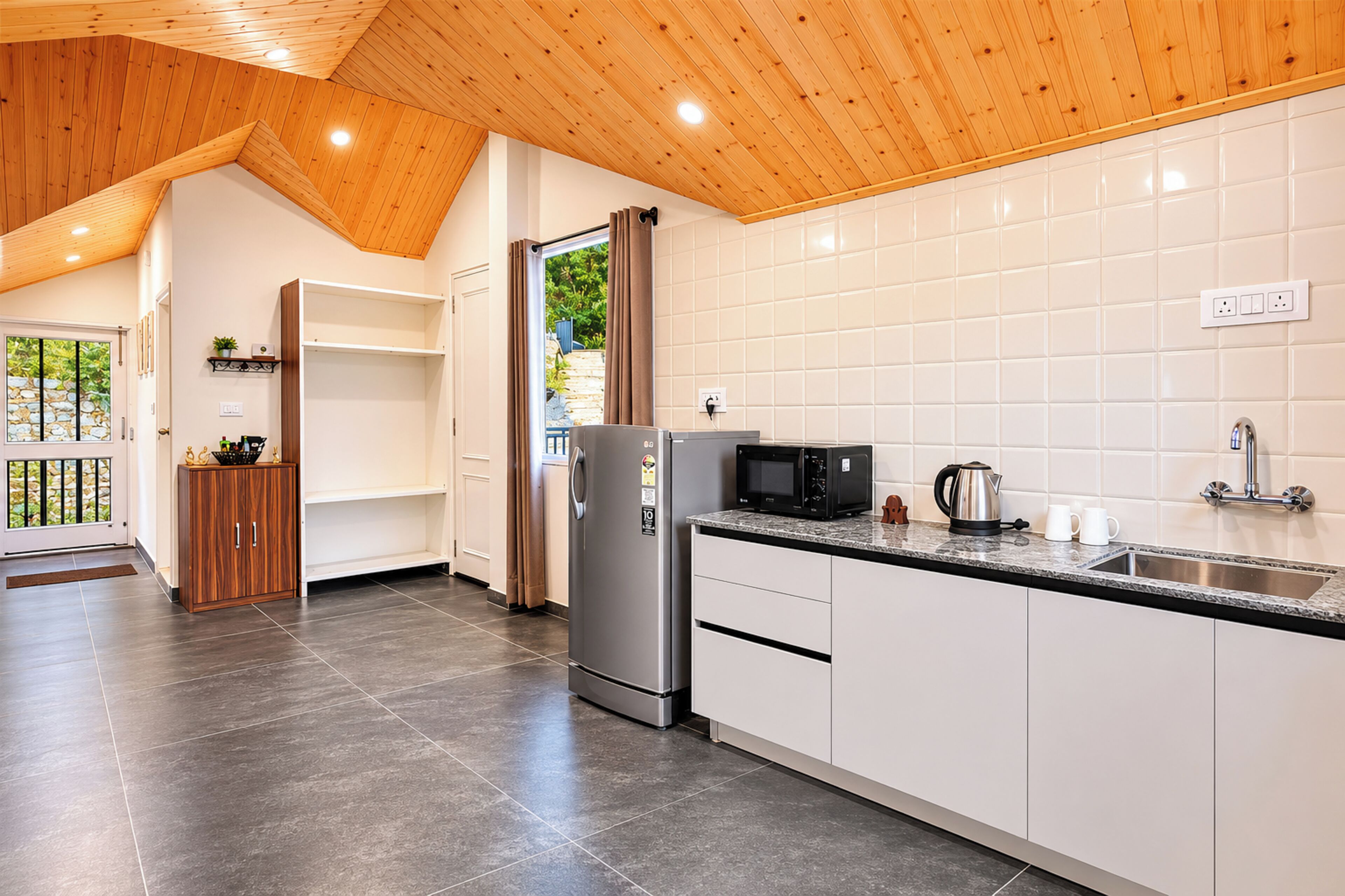 Casa de campo Deluxe, vista a la colina | Cocina privada