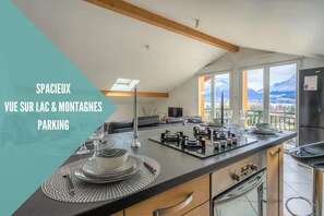 Interior - Annecy: Lake View, Open Floor Plan & Bright, Natural, Peaceful (Sevrier)