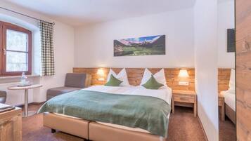Chambre Double, vue parc