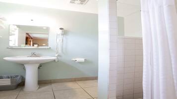 Shower, hair dryer