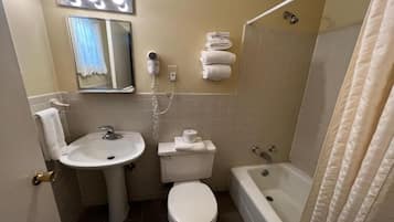Shower, hair dryer