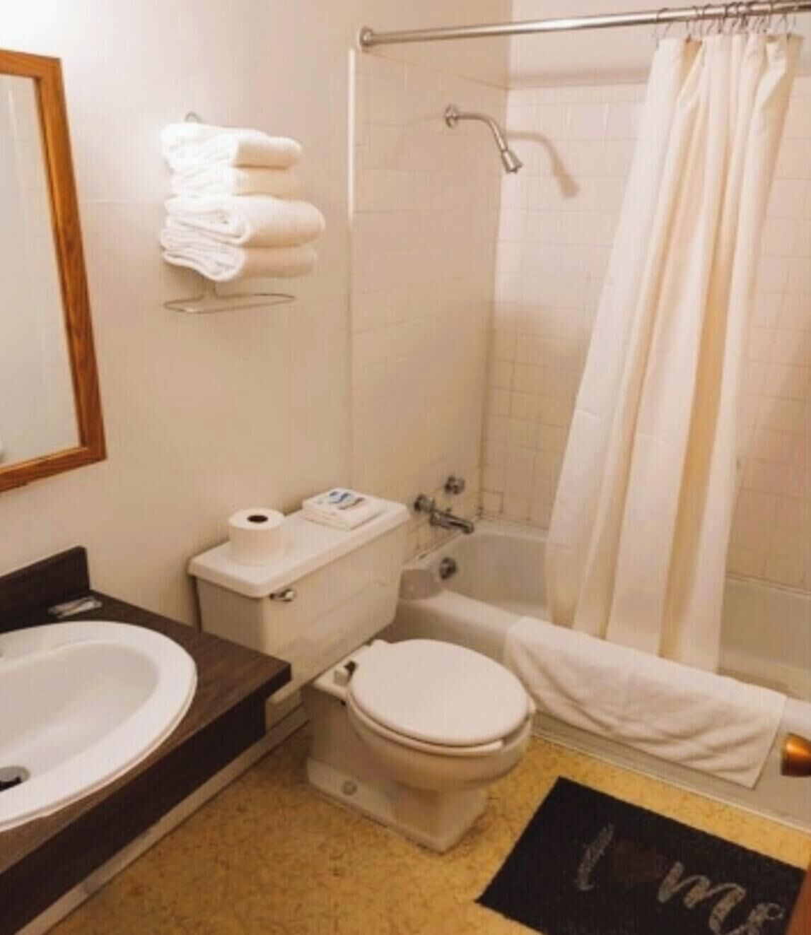 Douche, séchoir à cheveux