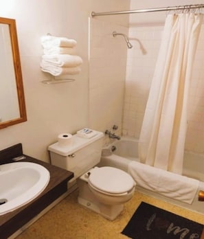 Shower, hair dryer