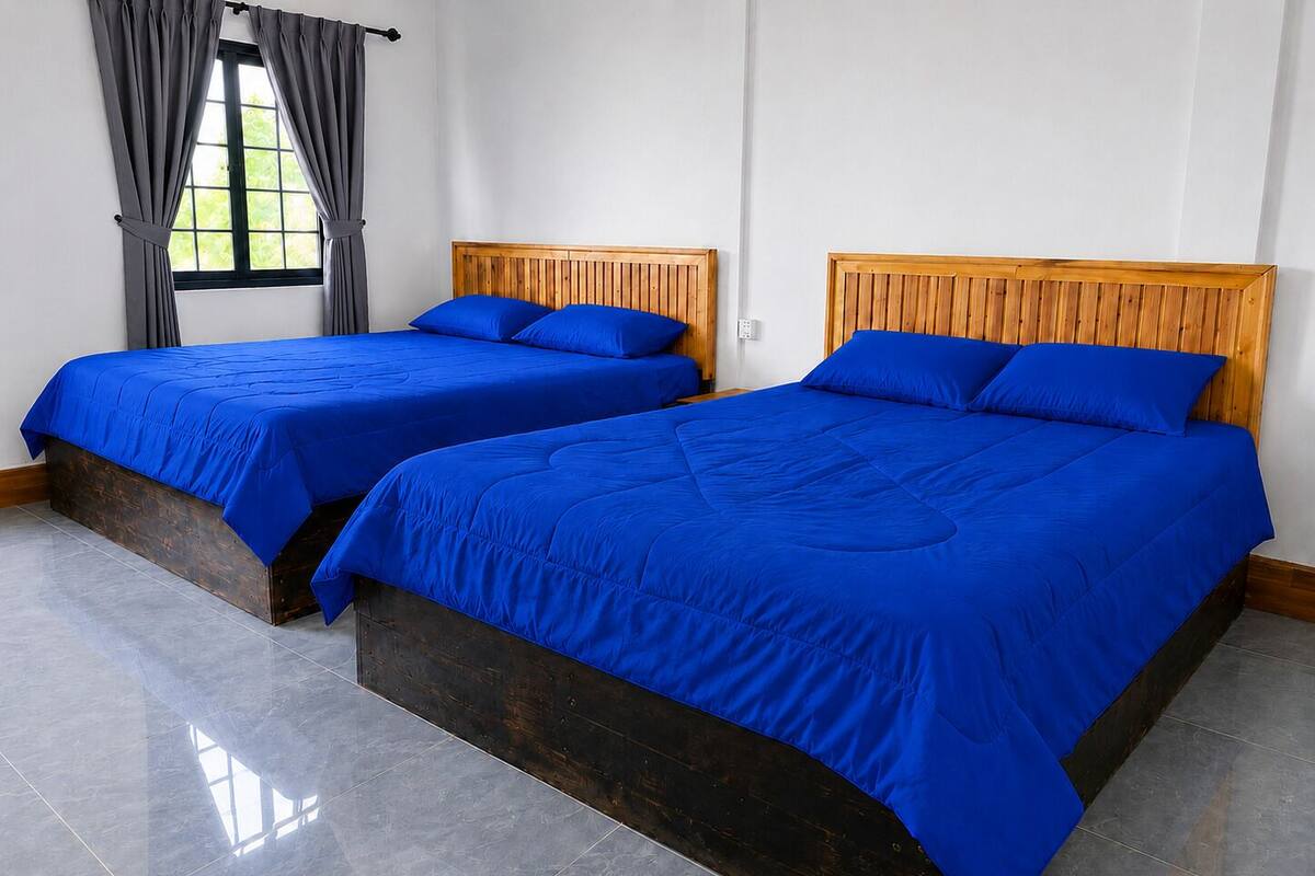 Deluxe Quadruple Room, Garden View | WiFi (free)