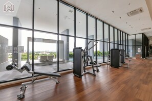 Fitness facility - 捷运旁温馨公寓 步行至商场与MRT 适合 10+天以上长租 (Krung Thep Maha Nakhon)