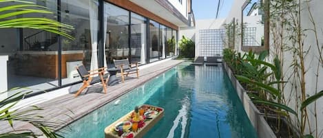 Deluxe Villa, 3 Bedrooms, Balcony | Pool