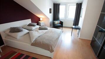 1 Schlafzimmer, kostenloses WLAN, Bettwäsche