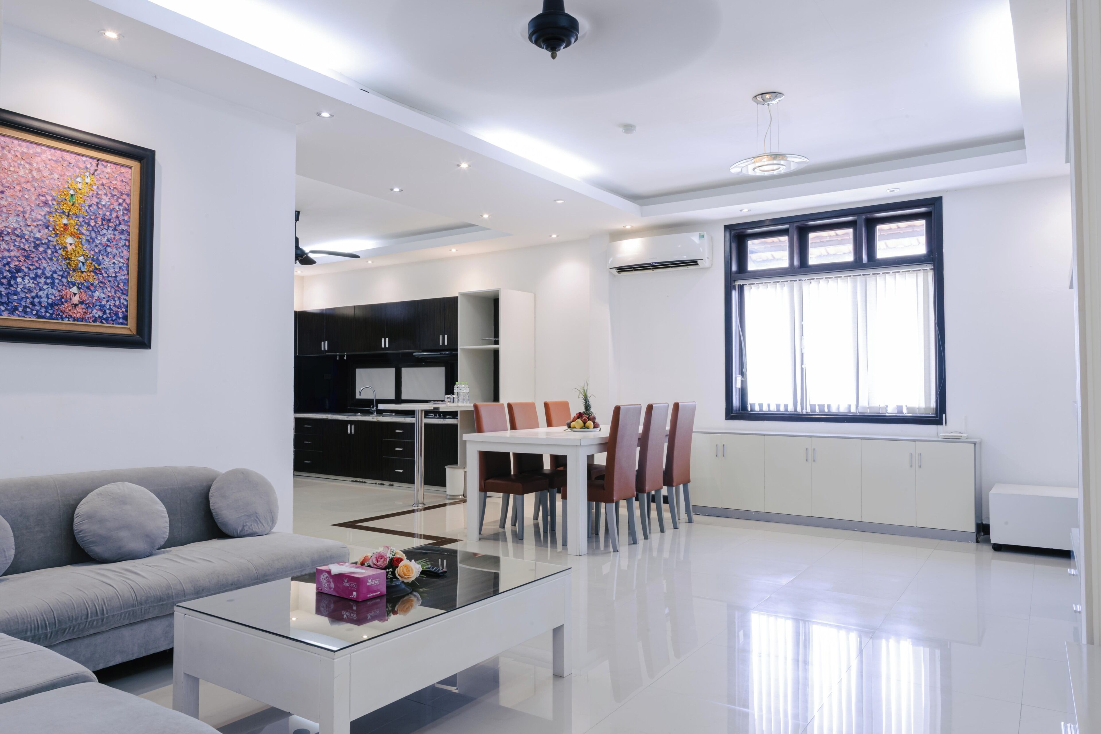 Apartamento, 2 quartos | Área de estar