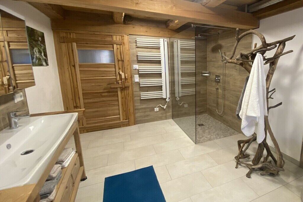 Shower, hair dryer