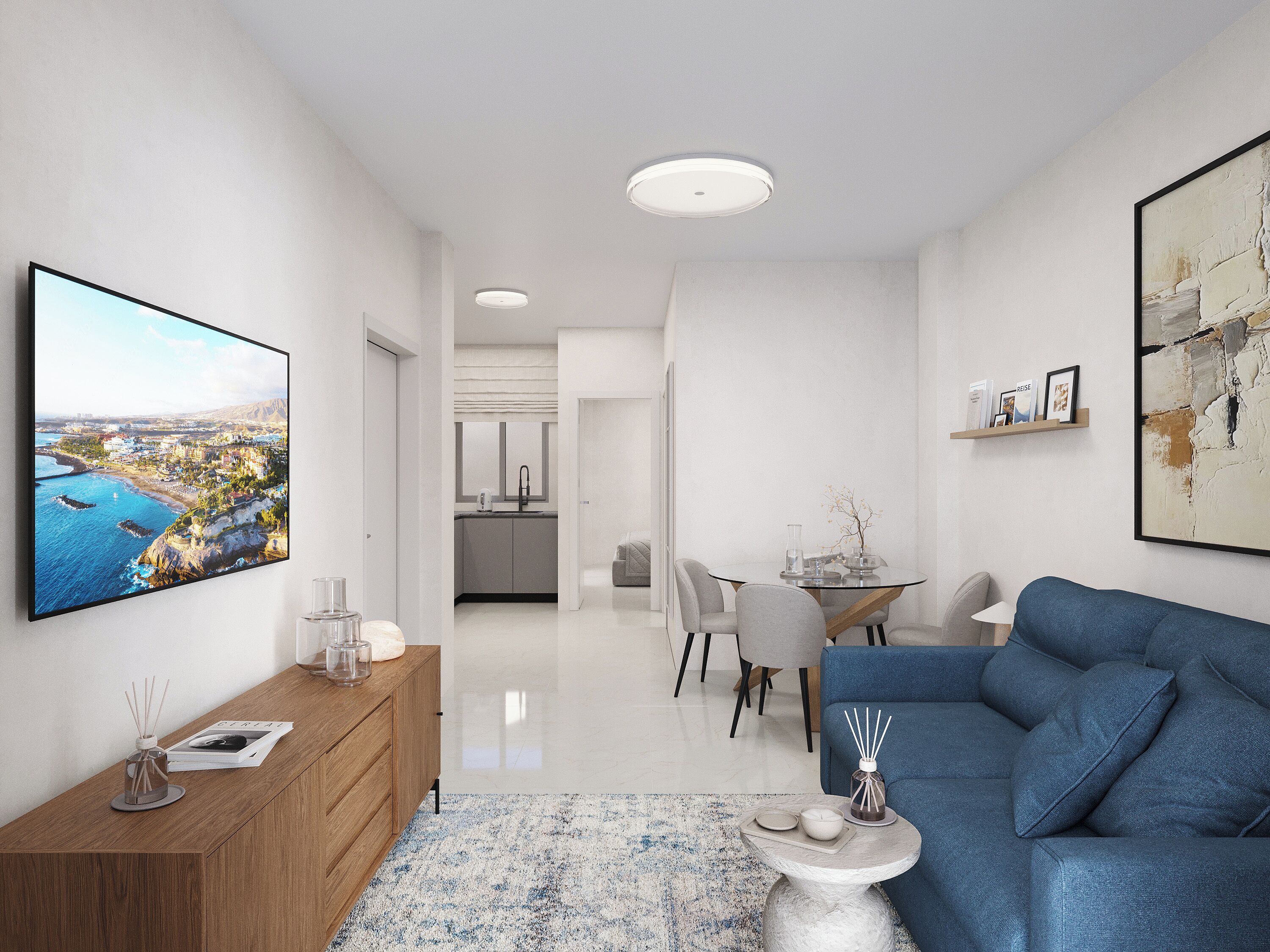 Suite Premium, balcón, vista al mar | Espacio para trabajar con laptop y cortinas blackout 