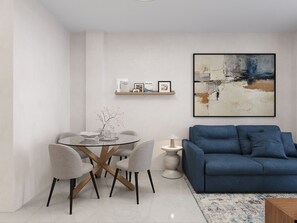 Premium Suite, Balcony, Sea View | Living area - Coast Suites (Alcalá)