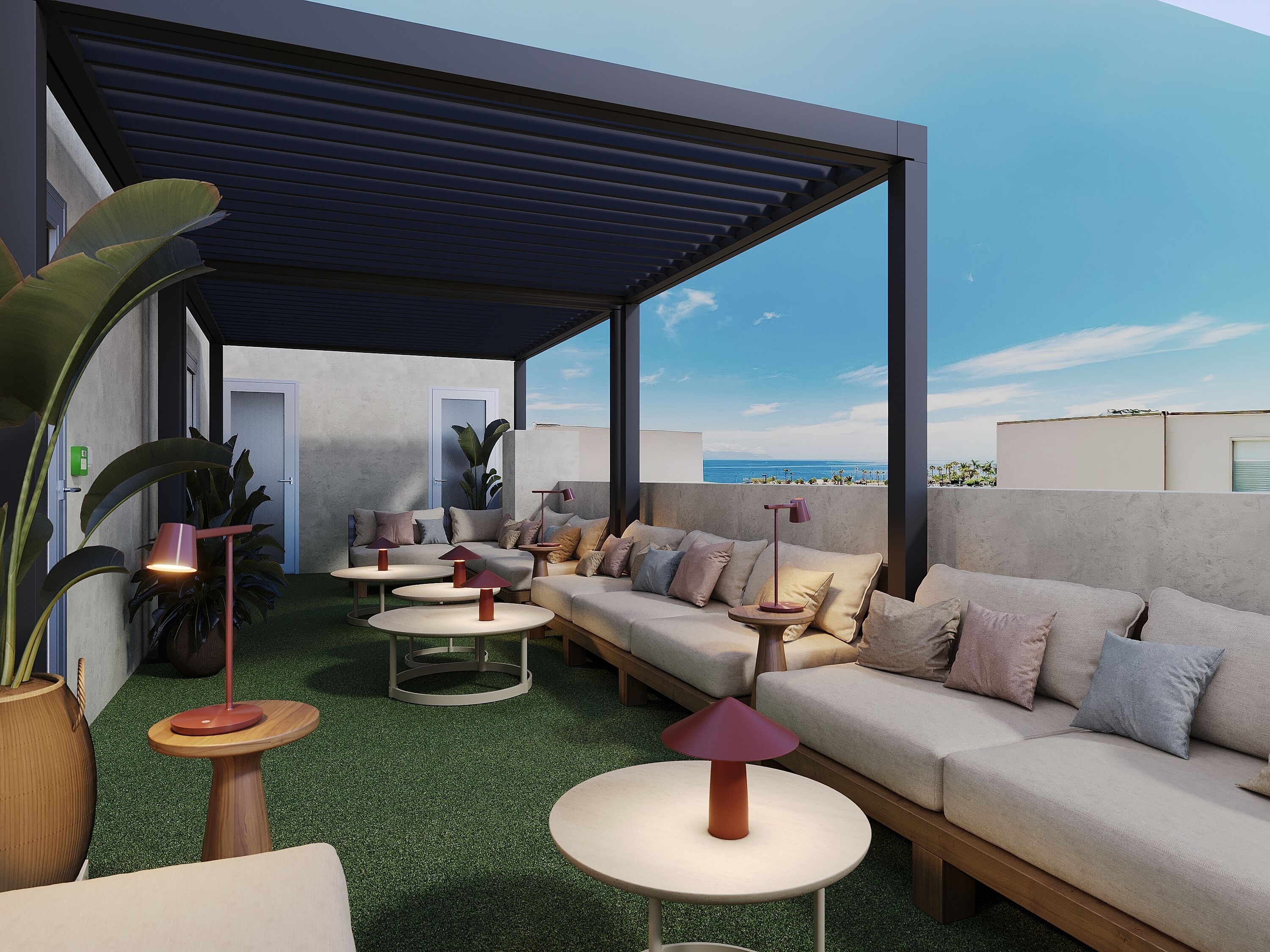 Terraza en la azotea