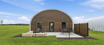 Blue Cedar Hangars Near Fishing Pond + Runway