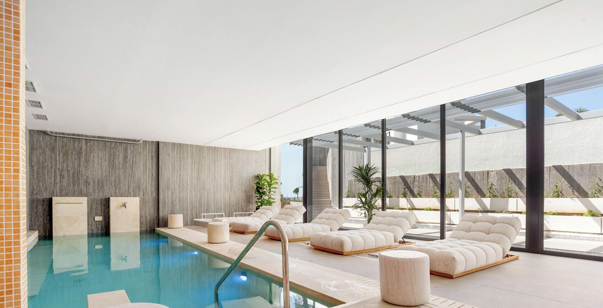 Beheizter Pool