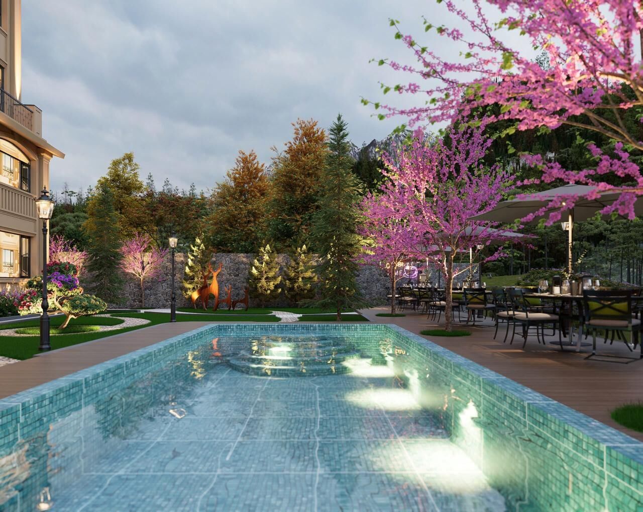 Outdoor pool
