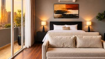 Premier-Doppelzimmer, Balkon | Kostenloses WLAN, Bettwäsche