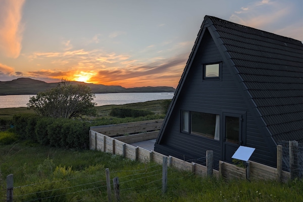 The Chalet back sunset