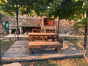 Room, 1 Bedroom, Smoking, Private Pool | Outdoor dining - Room-escape the Noise, Hear Only Nature (Milas)