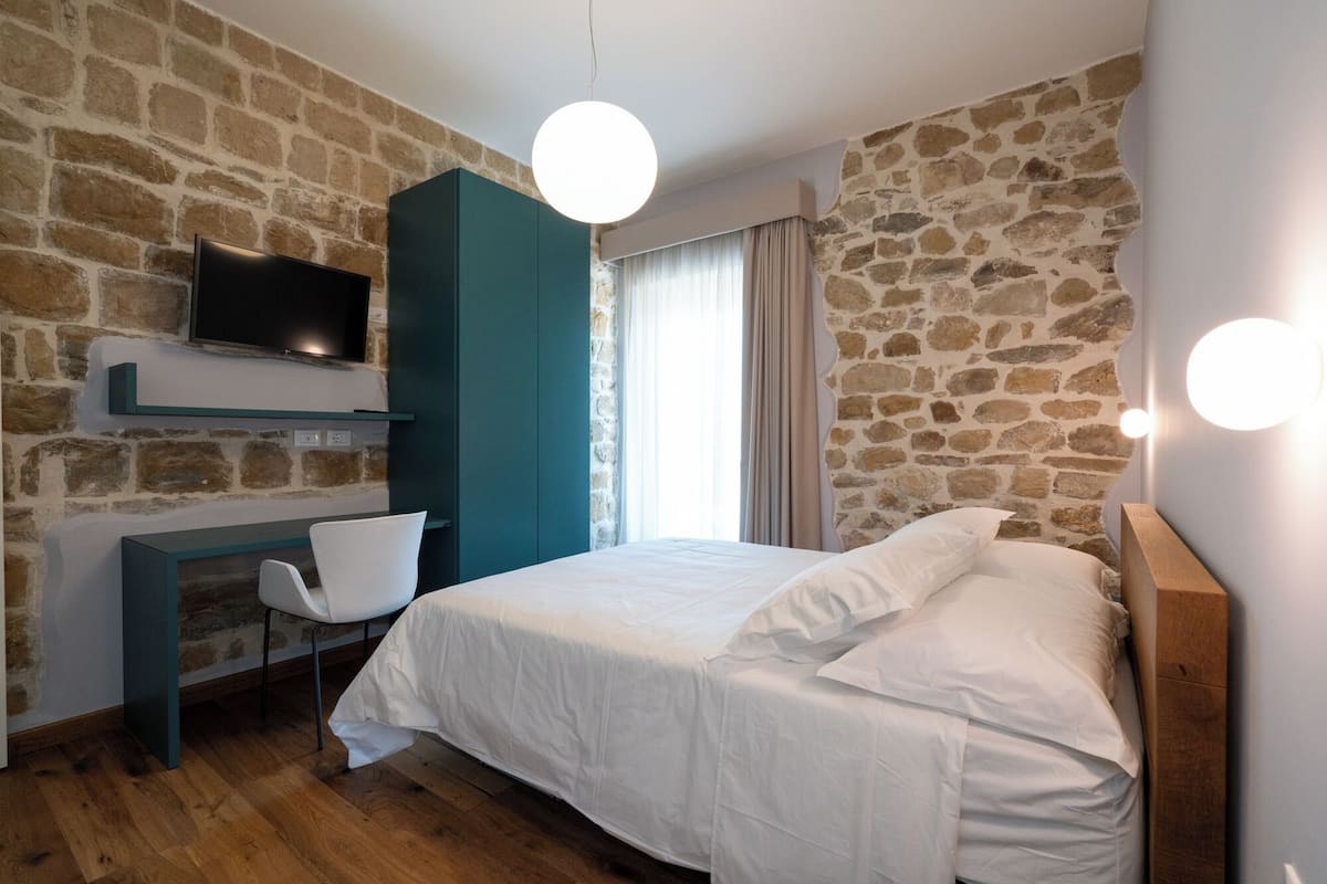 Chambre Double ou avec lits jumeaux, vue vignoble | Bureau, Wi-Fi gratuit