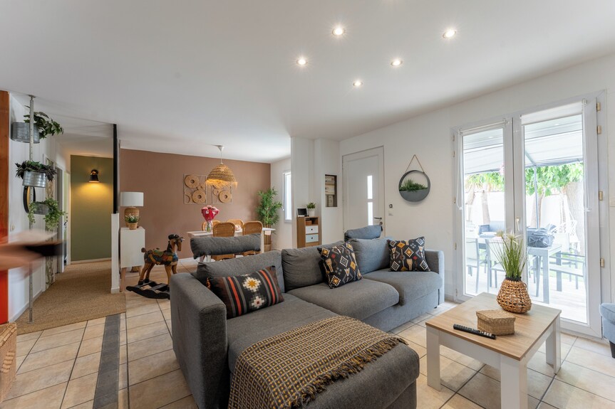 Quiet Villa With A Heated Pool And Gym On The Côte Bleue And In Marseille - Marignane