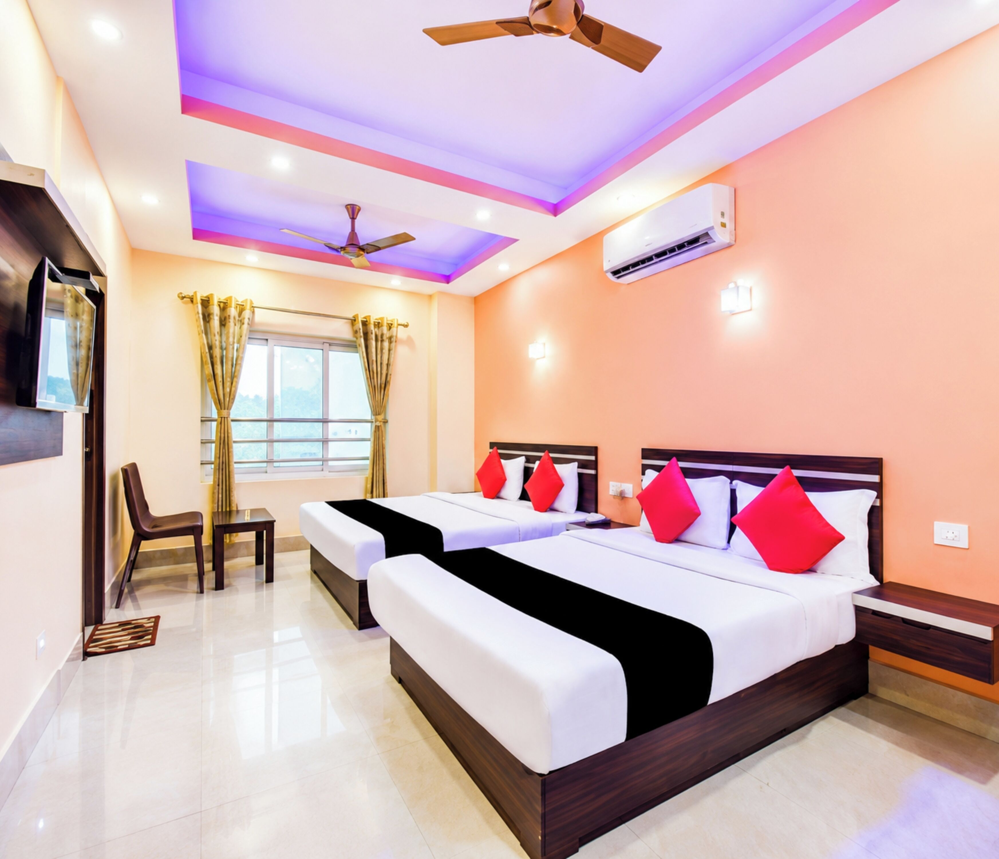 Deluxe Quadruple Room, Air conditioning | View from room