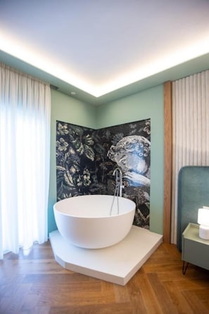 Quarto casal luxo | Banheiro | Toalhas de banho 