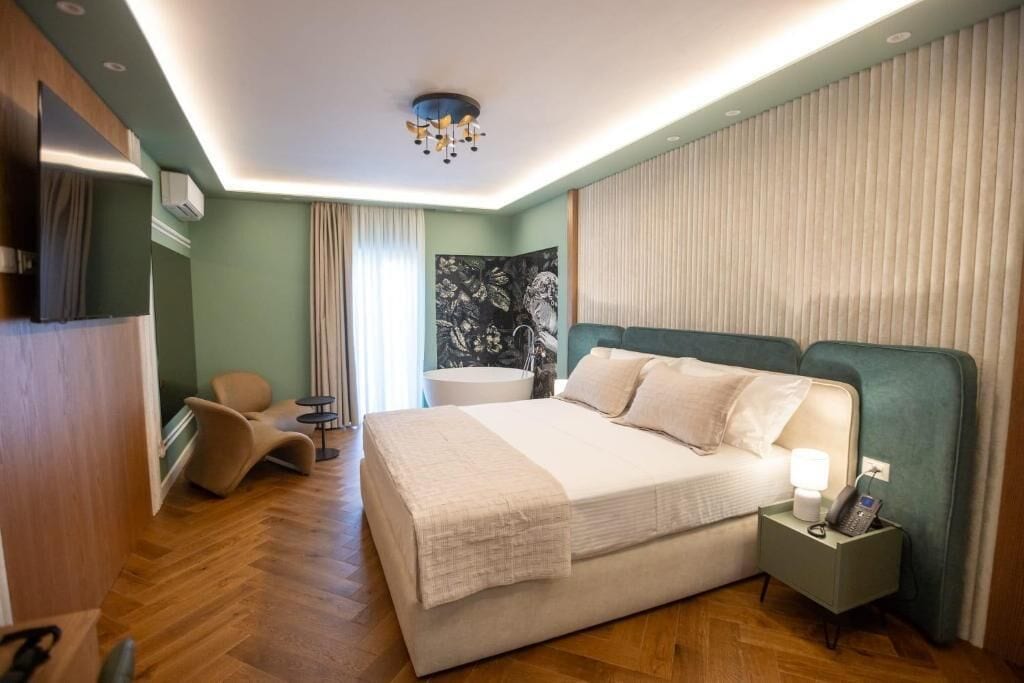Quarto casal luxo | Fachada da propriedade