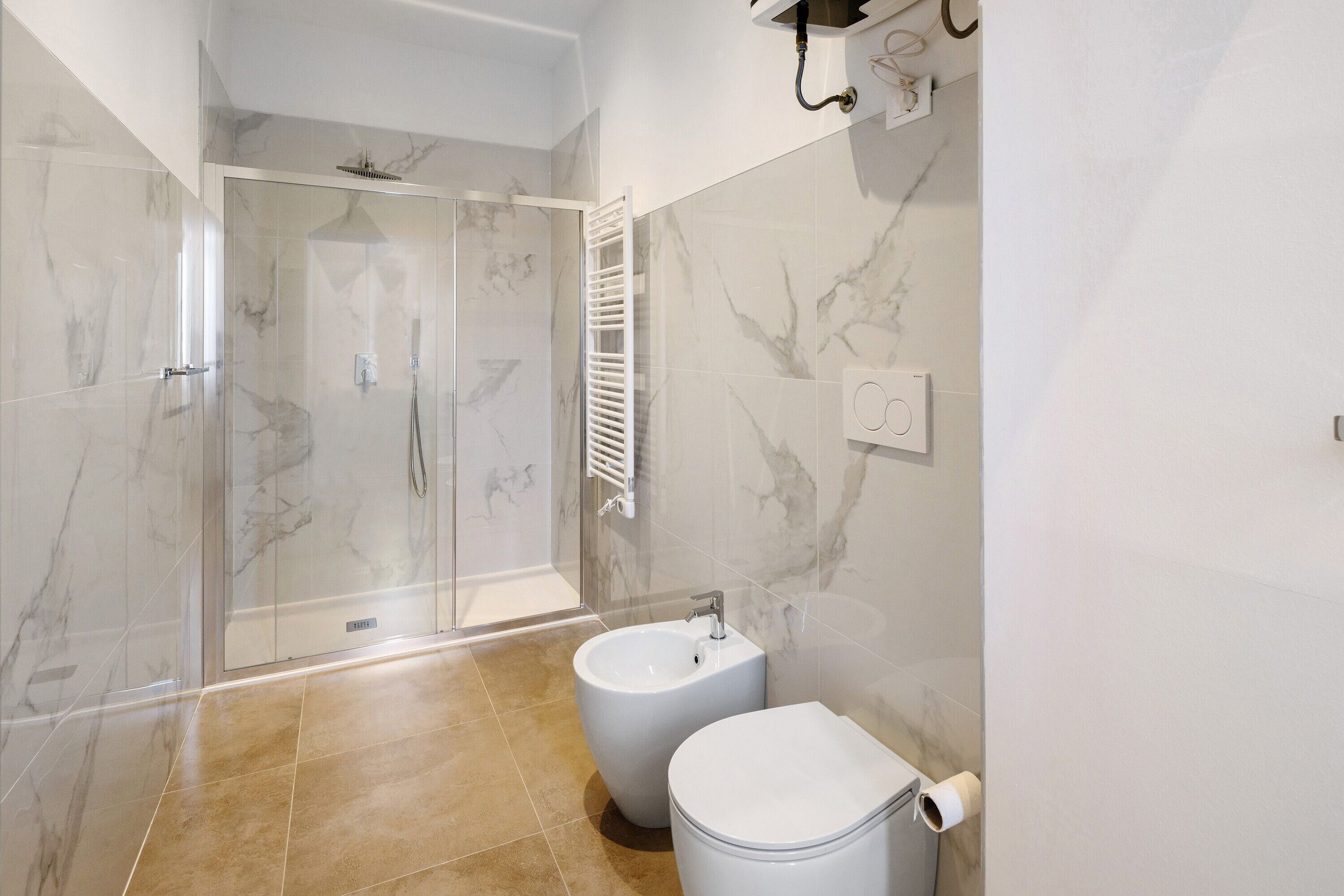 Dusche, Handtücher