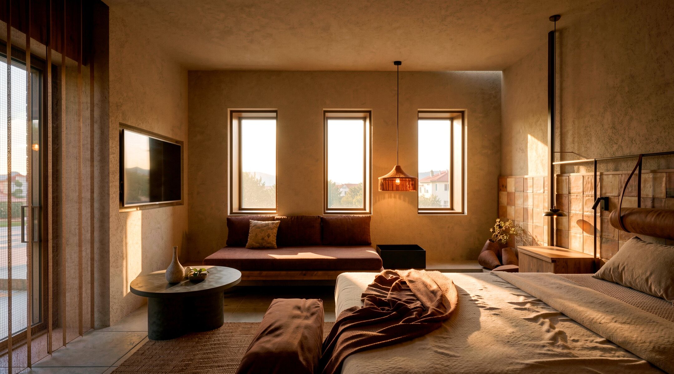 Open Plan suite with Sauna and Private Pool | Caja de seguridad en la habitación y wifi gratis 