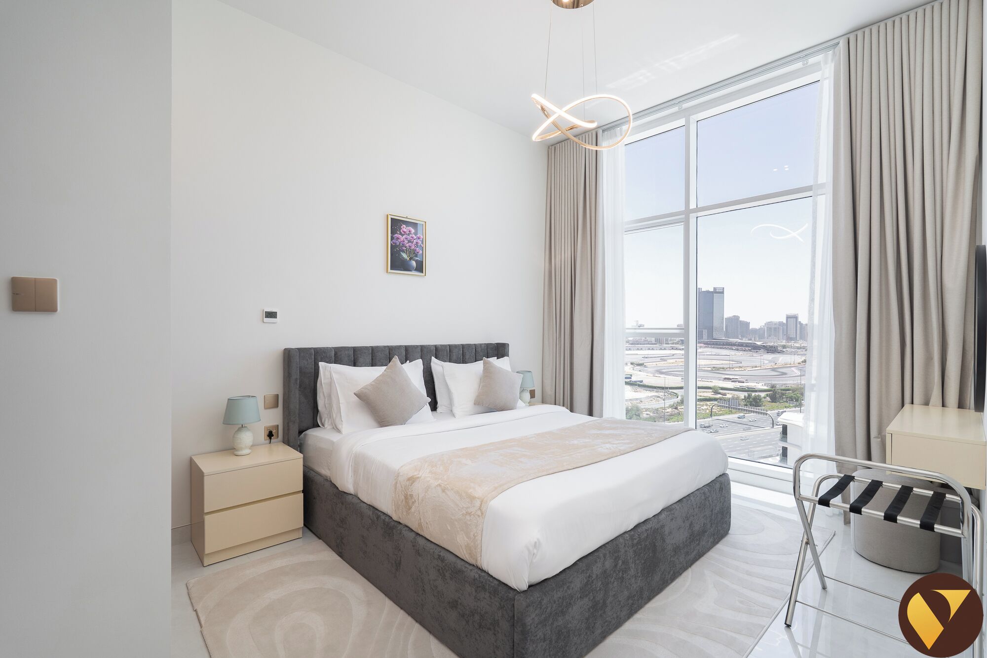 Deluxe Apartment, Balcony, City View | Premium bedding, in-room safe, individually decorated